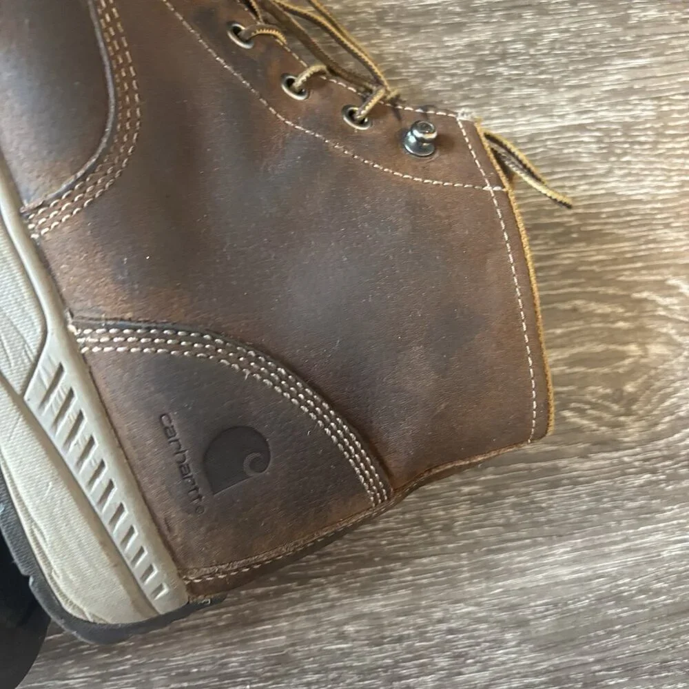 Carhartt CMX4023‎ Boots Mens Size 13 Brown Chukka Oxford Moc Toe Work